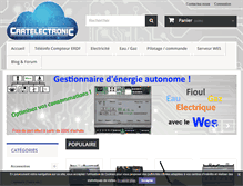 Tablet Screenshot of cartelectronic.fr